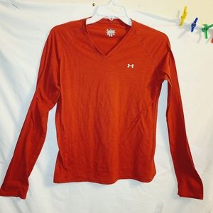 Under Armour Red Henley top XL